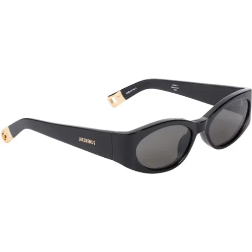 Schwarze Sonnenbrille Eleganter Stil - Jacquemus - Modalova