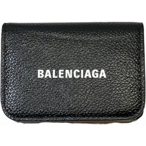 Pre-owned Leather wallets , female, Sizes: ONE SIZE - Balenciaga Vintage - Modalova