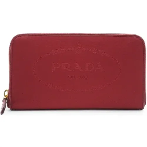 Pre-owned Nylon wallets , female, Sizes: ONE SIZE - Prada Vintage - Modalova