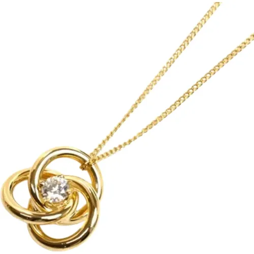 Pre-owned Gold necklaces , female, Sizes: ONE SIZE - Tiffany & Co. Pre-owned - Modalova