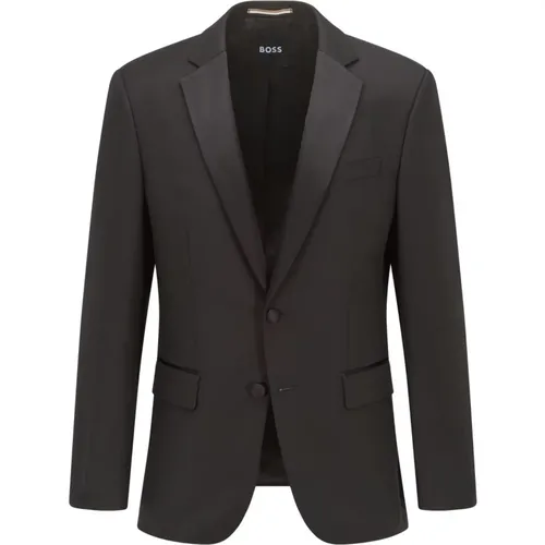 Slim-Fit Smoking-Jacket mit eleganten Akzenten , Herren, Größe: 4XL - Hugo Boss - Modalova