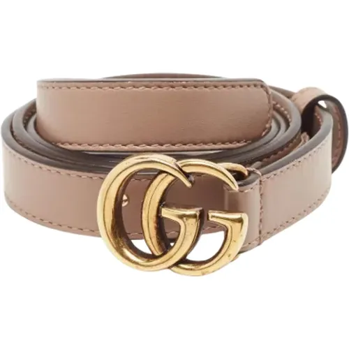 Pre-owned Leather belts , female, Sizes: ONE SIZE - Gucci Vintage - Modalova