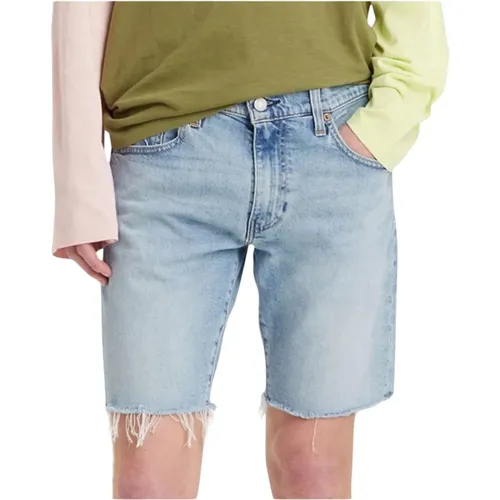 Levi's, Slim Bermuda Shorts 412 Blau , Herren, Größe: W36 - Levis - Modalova