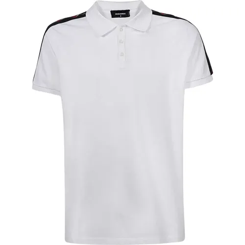 Stylish Polo Shirt for Men , female, Sizes: 3XL, XL, L - Dsquared2 - Modalova