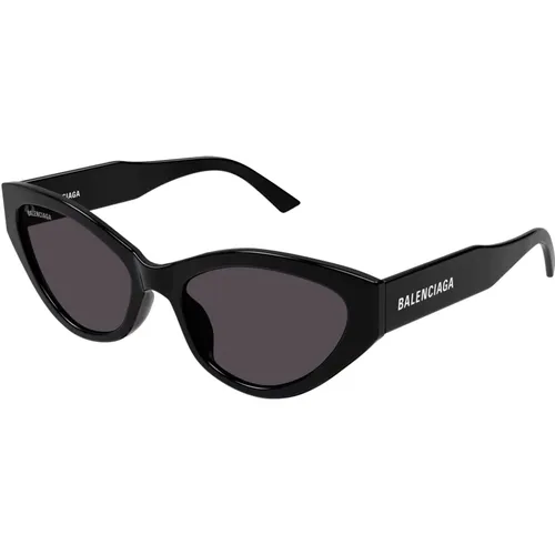 Dark Grey Sunglasses , female, Sizes: 57 MM - Balenciaga - Modalova
