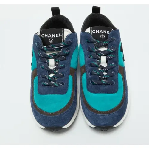 Pre-owned Suede sneakers , female, Sizes: 3 UK - Chanel Vintage - Modalova