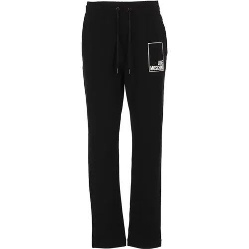 Track Pants , female, Sizes: S - Love Moschino - Modalova