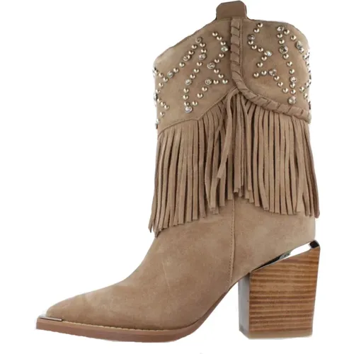 Western Style Cowboy Boots , Damen, Größe: 37 EU - Alma en Pena - Modalova