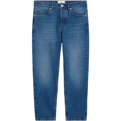 Straight Jeans Casual Style , male, Sizes: W33, W31, W32, W30 - Ami Paris - Modalova