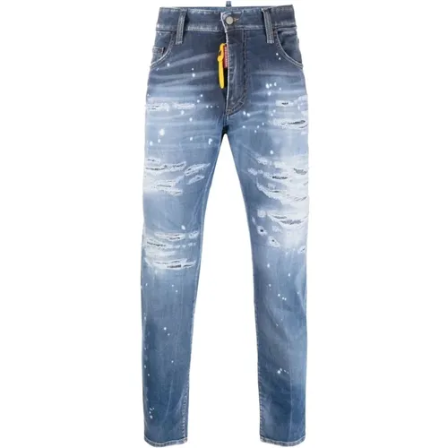 Slim-fit Jeans mit Distressed-Effekt - Dsquared2 - Modalova