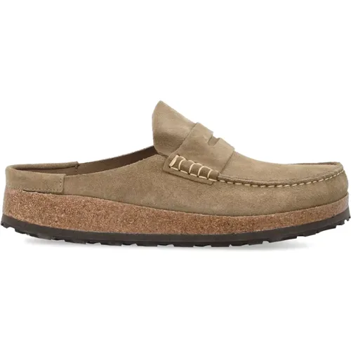 Taupe Leder Mules , Herren, Größe: 40 EU - Birkenstock - Modalova