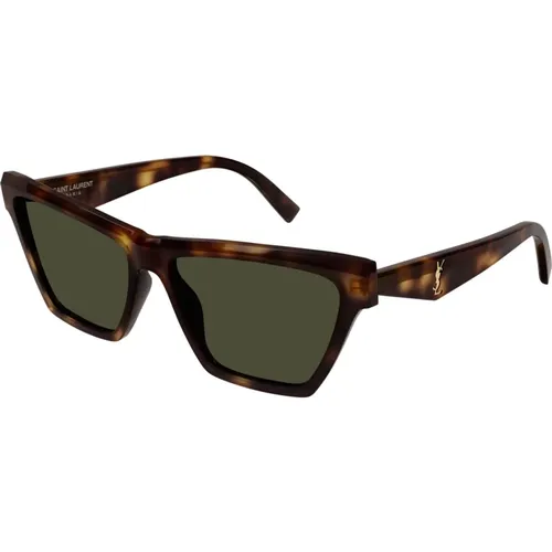 Iconic Monogram Sunglasses , female, Sizes: 58 MM - Saint Laurent - Modalova