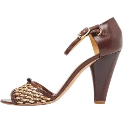 Pre-owned Leder sandals , Damen, Größe: 37 1/2 EU - Marc Jacobs Pre-owned - Modalova