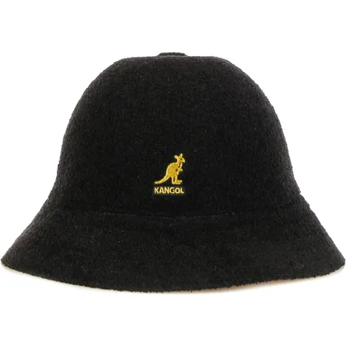 Lässiger Fischerhut Schwarz/Gold Bermuda Stil , Herren, Größe: M - Kangol - Modalova