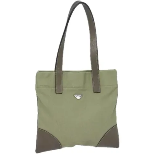 Pre-owned Canvas totes , female, Sizes: ONE SIZE - Prada Vintage - Modalova