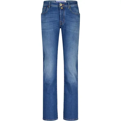 Timeless Slim-Fit Jeans for Men , male, Sizes: W38, W32 - Jacob Cohën - Modalova