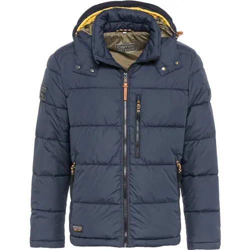 Gefütterter Blouson mit Kapuze , Herren, Größe: L - camel active - Modalova