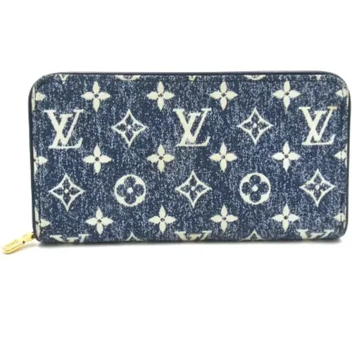 Pre-owned Denim wallets , female, Sizes: ONE SIZE - Louis Vuitton Vintage - Modalova