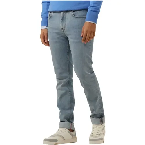 Slim Bleecker Pstr Bennet Jeans , Herren, Größe: W36 L34 - Tommy Hilfiger - Modalova