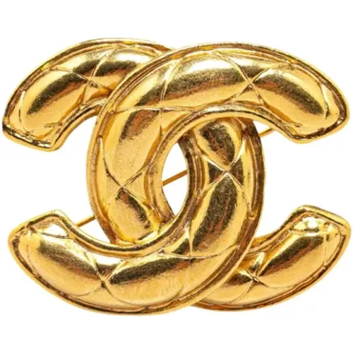 Pre-owned Metal brooches , female, Sizes: ONE SIZE - Chanel Vintage - Modalova