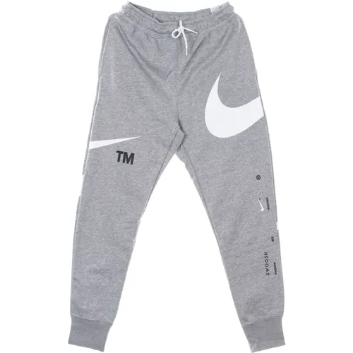 Swoosh Sbb Pant Dark Grey Heather/White , male, Sizes: XL - Nike - Modalova