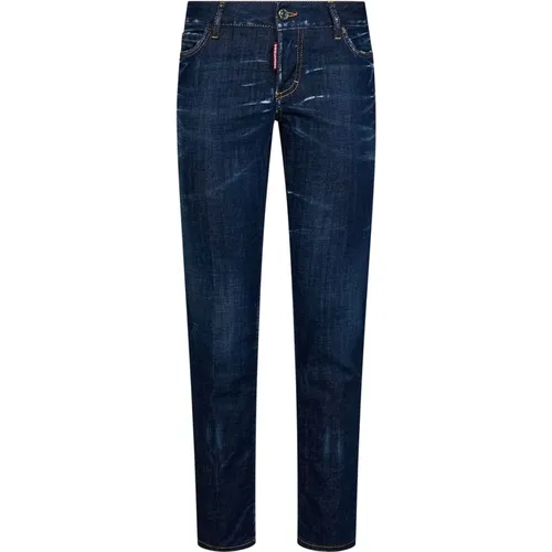 Slim-fit Jeans Blau , Damen, Größe: 2XS - Dsquared2 - Modalova