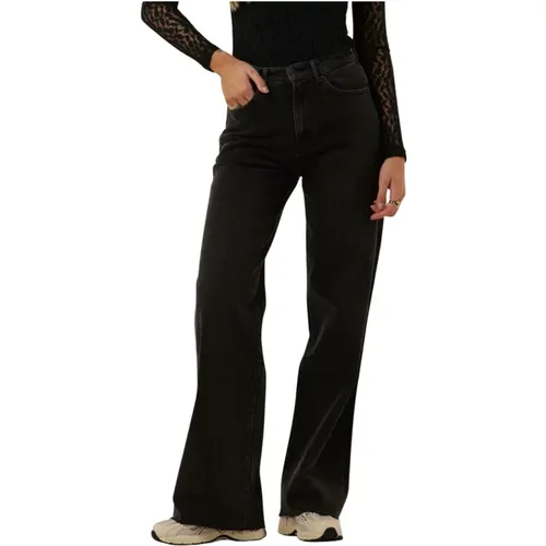 Weite Lockere Schwarze Jeans , Damen, Größe: W27 - Catwalk Junkie - Modalova