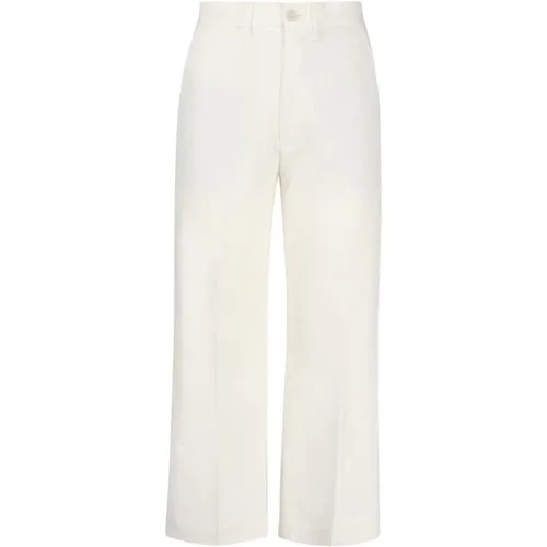 High Waisted Flare Crop Trousers , female, Sizes: L, XS, S - Polo Ralph Lauren - Modalova