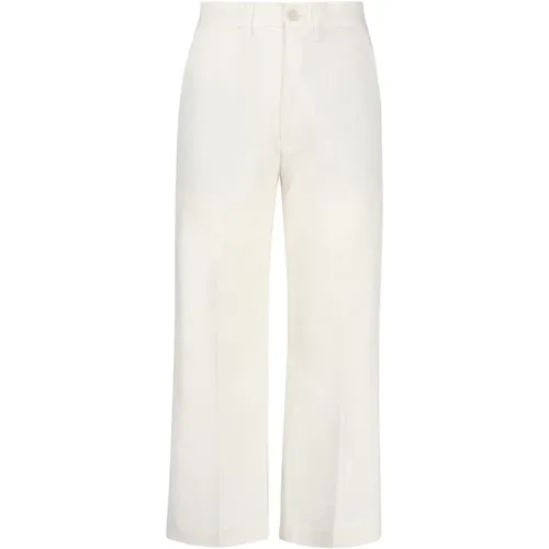 High Waisted Flare Crop Trousers , female, Sizes: XL, 3XL, L, XS, S - Polo Ralph Lauren - Modalova