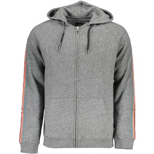 Grauer Hoodie mit Logo-Detail , Herren, Größe: XL - Dockers - Modalova