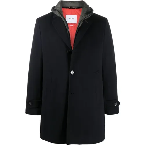 Coats , male, Sizes: S, L, XL - Paltò - Modalova
