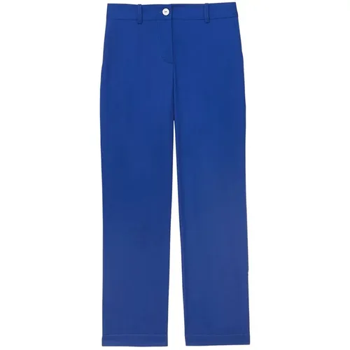 Blaue 7/8 Maßgeschneiderte Hose , Damen, Größe: XS - Ines De La Fressange Paris - Modalova