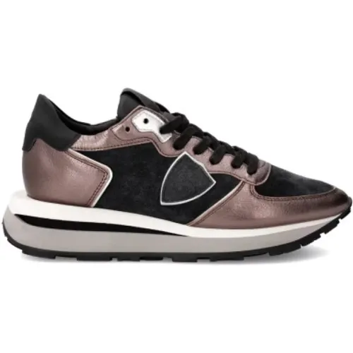 Leder Tropez Sneakers für Frauen , Damen, Größe: 37 EU - Philippe Model - Modalova