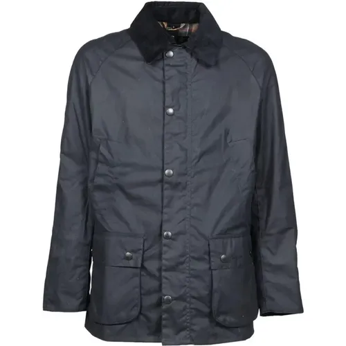 Marineblaue Baumwollwachsjacke , Herren, Größe: XL - Barbour - Modalova