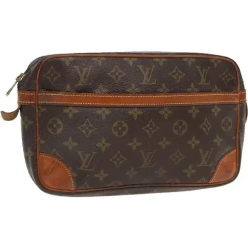 Pre-owned Canvas clutches , female, Sizes: ONE SIZE - Louis Vuitton Vintage - Modalova