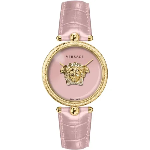 Perlrosa Gold Palazzo Watch , female, Sizes: ONE SIZE - Versace - Modalova