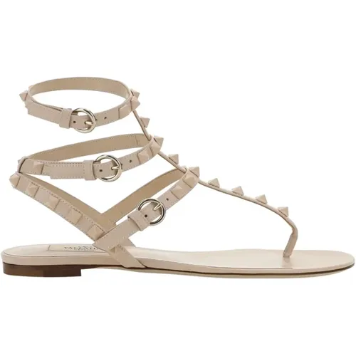 Leather Sandals Ss22 , female, Sizes: 2 1/2 UK, 2 UK - Valentino Garavani - Modalova