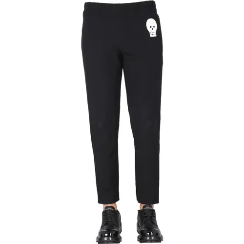 Jogging Pants With Embroidered Skull , male, Sizes: L - alexander mcqueen - Modalova