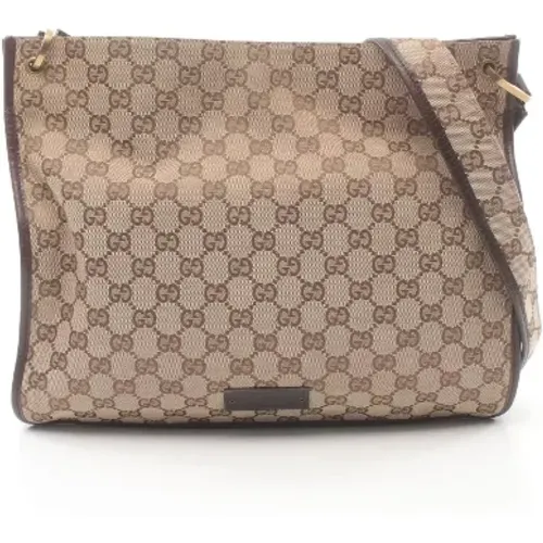 Pre-owned Canvas schultertasche - Gucci Vintage - Modalova