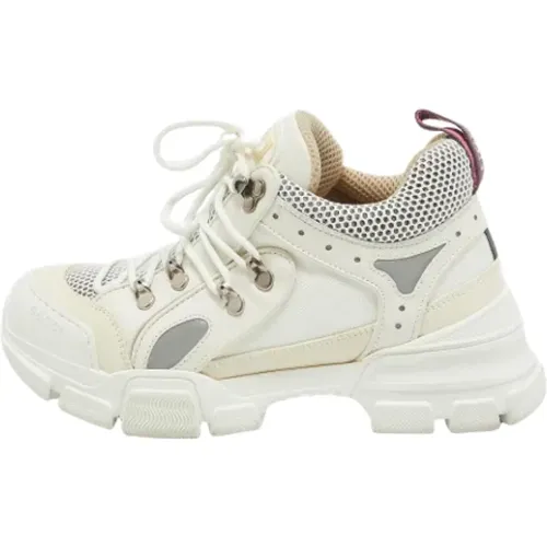 Pre-owned Canvas sneakers , female, Sizes: 6 1/2 UK - Gucci Vintage - Modalova