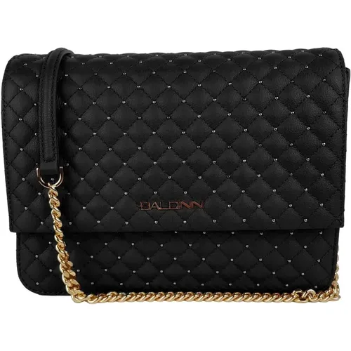 Studded Leather Crossbody Bag , female, Sizes: ONE SIZE - Baldinini - Modalova