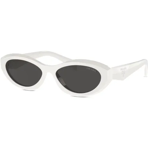 Schwarze Sonnenbrille für den täglichen Gebrauch , Damen, Größe: 55 MM - Prada - Modalova