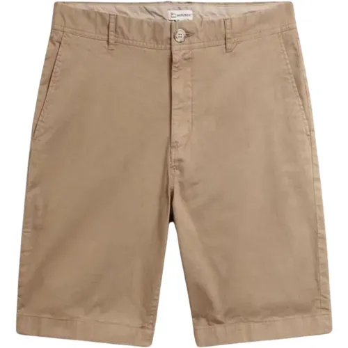 Baumwoll Bermuda Shorts mit Taschen - Woolrich - Modalova