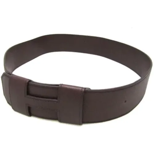 Pre-owned Leather belts , male, Sizes: ONE SIZE - Hermès Vintage - Modalova