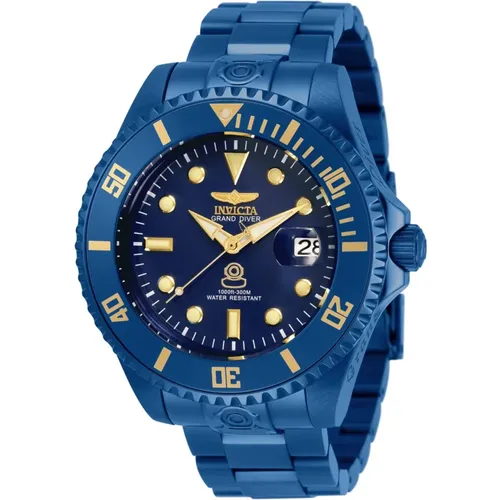 Grand Diver Automatikuhr - Blaues Zifferblatt - Invicta Watches - Modalova