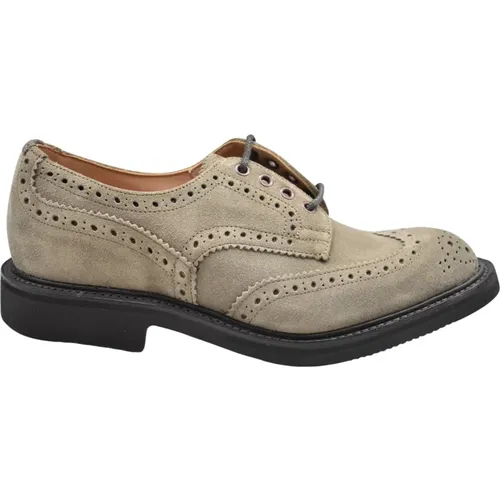 Flat Shoes in Visone Repello Gumlite , male, Sizes: 10 UK, 7 UK, 9 UK - Tricker's - Modalova