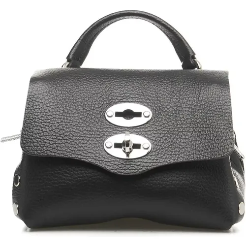 Schwarze Damenhandtasche Ss24 , Damen, Größe: ONE Size - Zanellato - Modalova