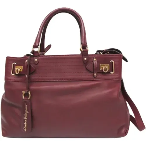 Pre-owned Leather handbags , female, Sizes: ONE SIZE - Salvatore Ferragamo Pre-owned - Modalova