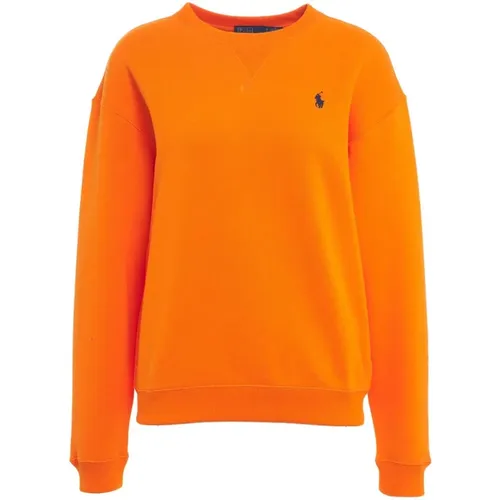 Oranger Sweatshirt Ss24 , Damen, Größe: L - Ralph Lauren - Modalova