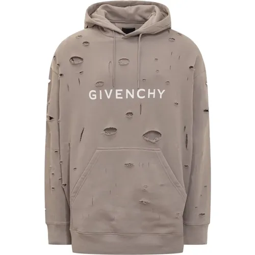 Edgy Hole Hoodie , male, Sizes: S, M - Givenchy - Modalova